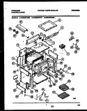 BODY PARTS Diagram and Parts List for FES355CBBB  Frigidaire Range