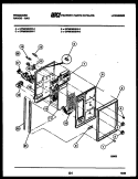 CONTROL PANEL Diagram and Parts List for GPM638BDL8  Frigidaire Range
