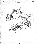 ICE DISPENSER Diagram and Parts List for 95-2491-23-00  Tappan Refrigerator
