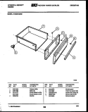 DRAWER PARTS Diagram and Parts List for 31-6239-00-02  Tappan Range
