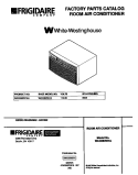 COVER Diagram and Parts List for WAC083W7A3  Frigidaire Air Conditioner