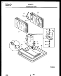 COMPRESSOR PARTS Diagram and Parts List for WAC052T7A3  Frigidaire Air Conditioner