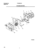AIR HANDLING PARTS Diagram and Parts List for FAC052G7A3  Frigidaire Air Conditioner