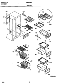 Part Location Diagram of 218285701 Frigidaire TRAY-DELI
