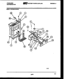 ICE DOOR, DISPENSER AND WATER TANKS Diagram and Parts List for FPCEW24VWPW0  Frigidaire Refrigerator