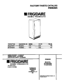 COVER Diagram and Parts List for FFU20F9GW2  Frigidaire Freezer