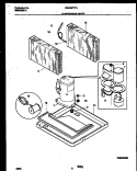 COMPRESSOR PARTS Diagram and Parts List for WAC067T7A1  Frigidaire Air Conditioner
