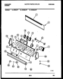 CONSOLE AND CONTROL PARTS Diagram and Parts List for WCISCLL1  Frigidaire Washer