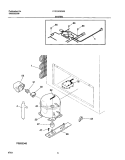 SYSTEM Diagram and Parts List for FFC15C8CW0  Frigidaire Freezer