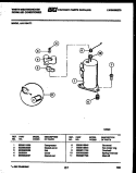 Part Location Diagram of 5303211099 Frigidaire COMPRESSOR