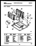 SYSTEM PARTS Diagram and Parts List for GAC068S7A1  Gibson Air Conditioner