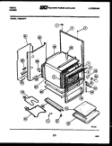 BODY PARTS Diagram and Parts List for VE30CW4  Tappan Range