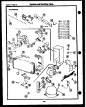 SYSTEM AND ELECTRICAL PARTS Diagram and Parts List for FV16M4WSFB  Frigidaire Freezer