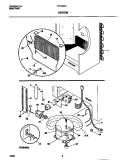 SYSTEM Diagram and Parts List for TFU14F7EW0  Tappan Freezer