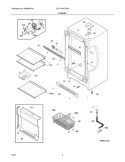 Part Location Diagram of 216816222 Frigidaire SHIELD-LIGHT