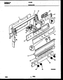 BACKGUARD Diagram and Parts List for 30-3852-00-02  Tappan Range