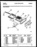 BROILER DRAWER PARTS Diagram and Parts List for 30-2252-00-01  Tappan Range