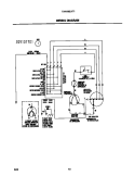 WIRING DIAGRAM Diagram and Parts List for FAH106J1T1  Frigidaire Air Conditioner