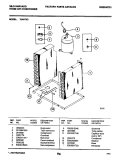 COMPRESSOR Diagram and Parts List for 76HA76C  Frigidaire Air Conditioner