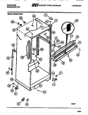 CABINET Diagram and Parts List for FPCE21TNH1  Frigidaire Refrigerator