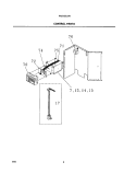 CONTROL PARTS Diagram and Parts List for FAS155J1A1  Frigidaire Air Conditioner