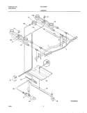 BURNER Diagram and Parts List for TGF324BHDD  Tappan Range