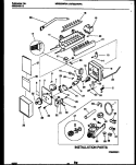 ICE MAKER AND INSTALLATION PARTS Diagram and Parts List for MRS22WRAW1  Frigidaire Refrigerator