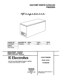COVER Diagram and Parts List for FFC05K0AW1  Frigidaire Freezer