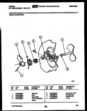 CAM Diagram and Parts List for SU24P4KYGA  Gibson Dishwasher