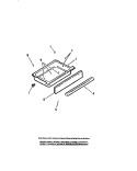 STORAGE DRAWER Diagram and Parts List for RGC32BAL1  Frigidaire Wall Oven