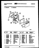 DOOR PARTS Diagram and Parts List for KF350GDD4  Frigidaire Range
