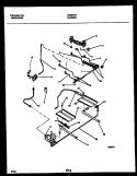 BURNER, MANIFOLD AND GAS CONTROL Diagram and Parts List for GF690RXD1  Frigidaire Range