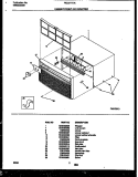 Part Location Diagram of 309603402 Frigidaire FRONT-CABINET