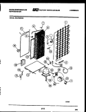 SYSTEM AND AUTOMATIC DEFROST PARTS Diagram and Parts List for RS197MCD0  Frigidaire Refrigerator