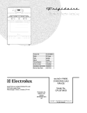 COVER Diagram and Parts List for CPLGF390DCC  Frigidaire Range