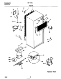 SYSTEM Diagram and Parts List for FRT18TNCW2  Frigidaire Refrigerator