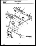 BURNER PARTS Diagram and Parts List for MPF300BPDA  Uni Range