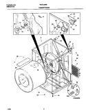 P16V0035 DRY CAB, HEATER Diagram and Parts List for WDE336RED1  Frigidaire Dryer