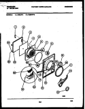 DOOR PARTS Diagram and Parts List for DGILW5  Frigidaire Dryer