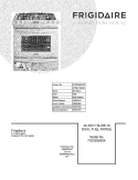 COVER Diagram and Parts List for FGDS3065KWD  Frigidaire Range
