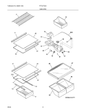 Part Location Diagram of 240372407 Frigidaire FRAME-SHELF