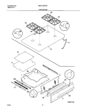 TOP / DRAWER Diagram and Parts List for MSF312BFWG  Uni Range