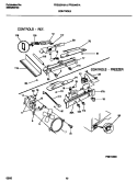 CONTROLS Diagram and Parts List for FRS22XHAB2  Frigidaire Refrigerator