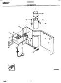 CONTROL PARTS Diagram and Parts List for FAC052G7A2  Frigidaire Air Conditioner