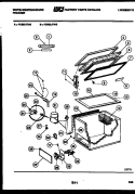 CHEST FREEZER PARTS Diagram and Parts List for FC053JTW3  Frigidaire Freezer