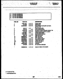 BURNER PARTS Diagram and Parts List for 30-4932-00-01  Tappan Range