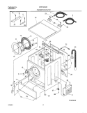 WSHR CAB, DOOR Diagram and Parts List for GTR1040AS0  Gibson Washer