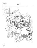 BODY Diagram and Parts List for FES367AQD  Frigidaire Range