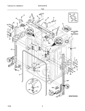 TUB Diagram and Parts List for EDW7505HPS0  Electrolux Dishwasher