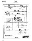 WIRING DIAGRAM Diagram and Parts List for F04C367BTB  Frigidaire Range